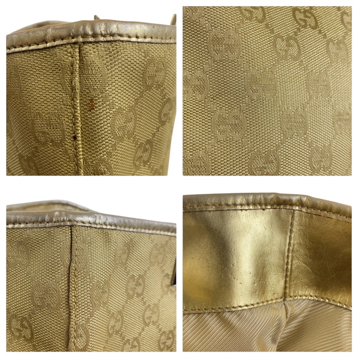 Gucci Shoulder Bag Leather Canvas Bag 68