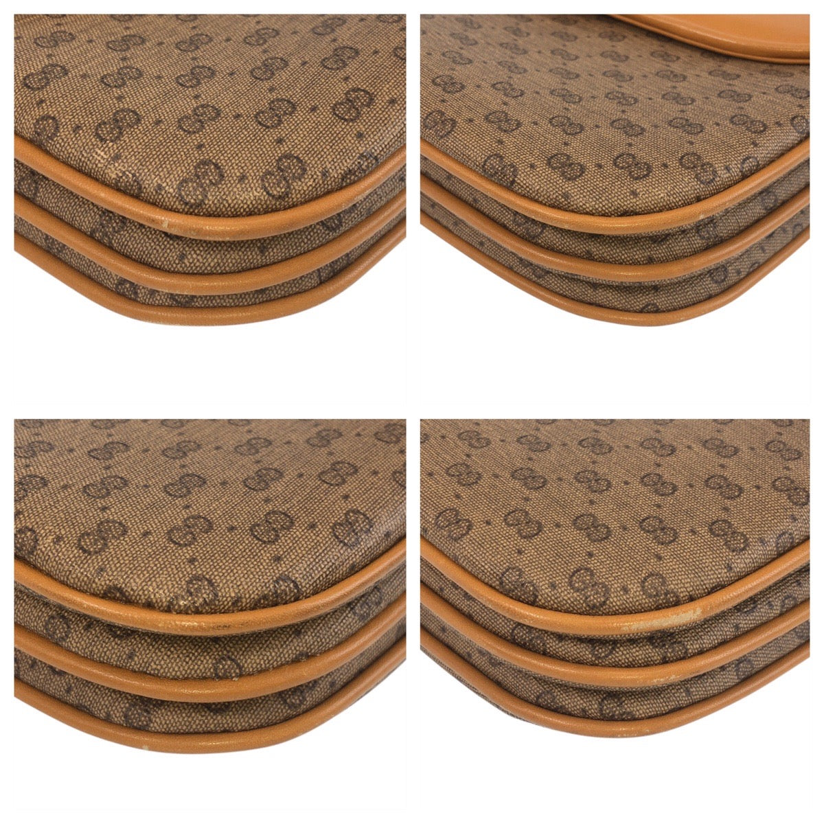 Gucci Old Micro Pvc Shoulder Bag Leather