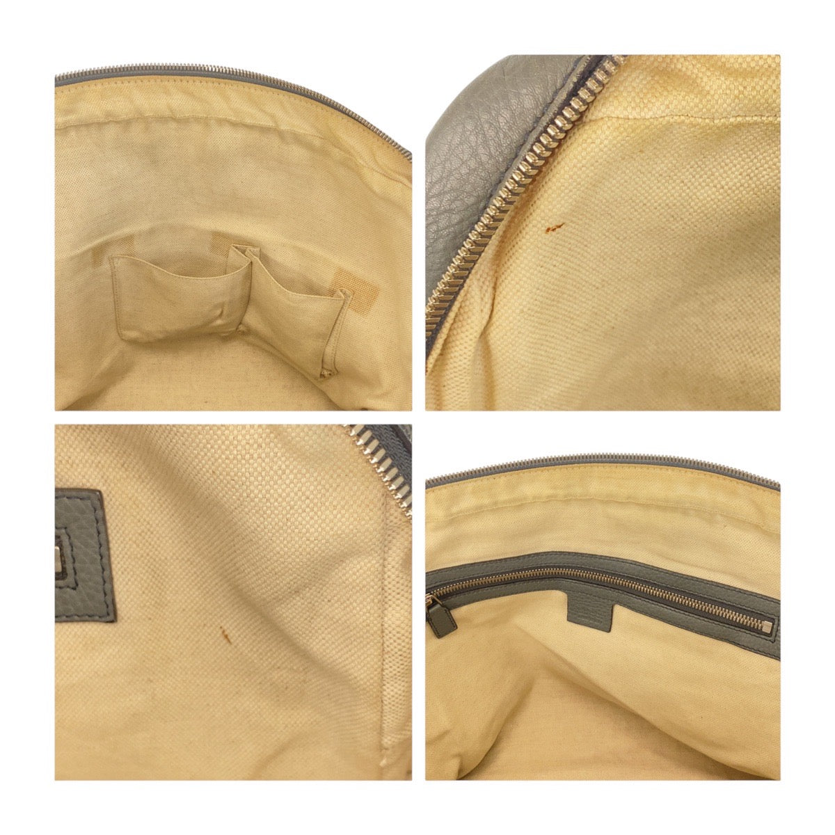 Gucci Soho 2Way Briefcase Handbag Leather Travel Bag