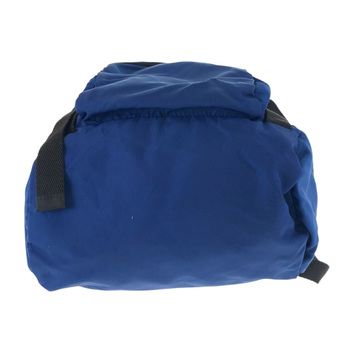 Backpack Metal Test Triangle With Logo Handbag Nylon Blue