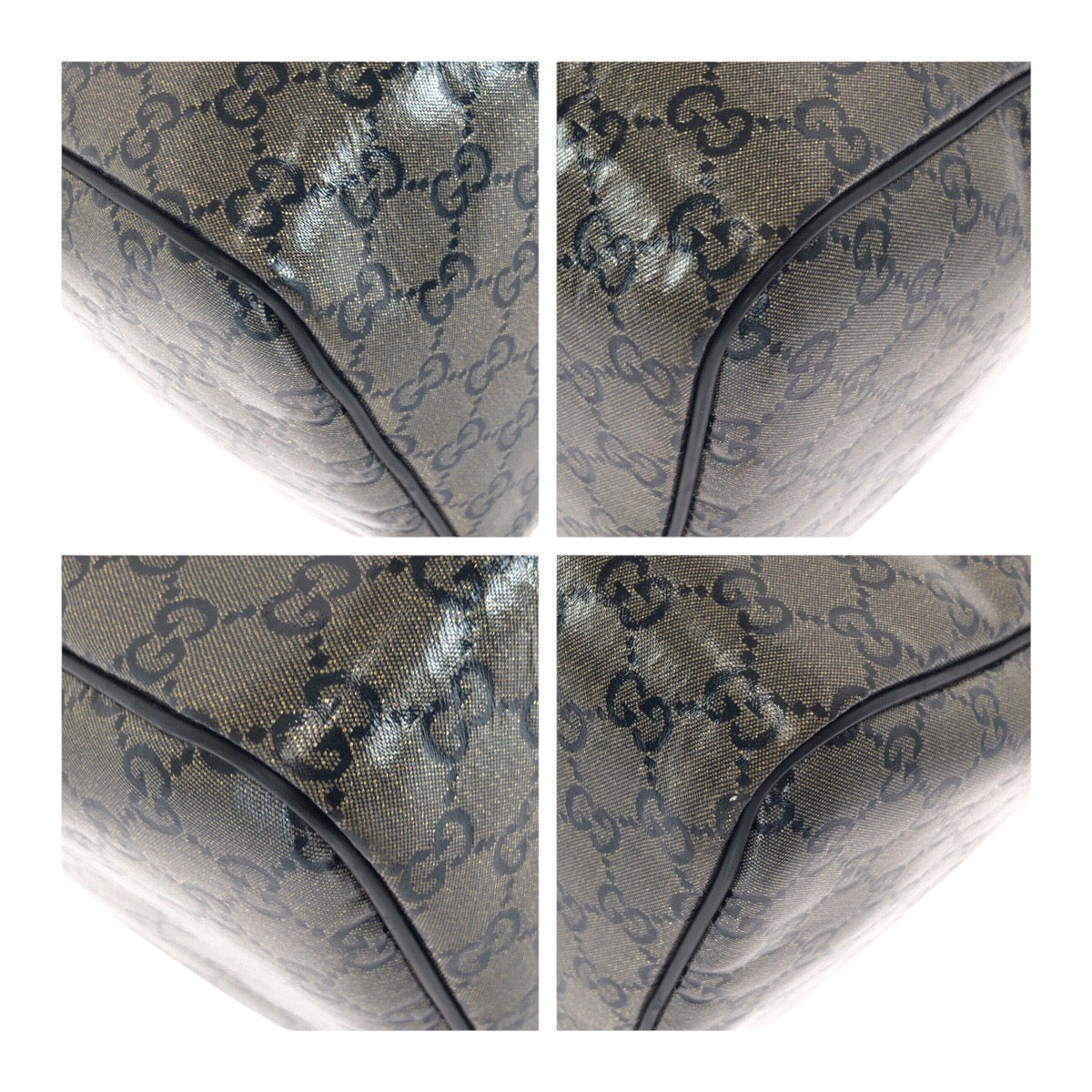 Gucci Crystal Pvc Boston Bag Travel Bag