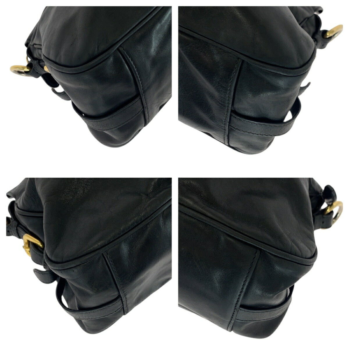 Prada 2Way Bag Leather Travel Bag 3