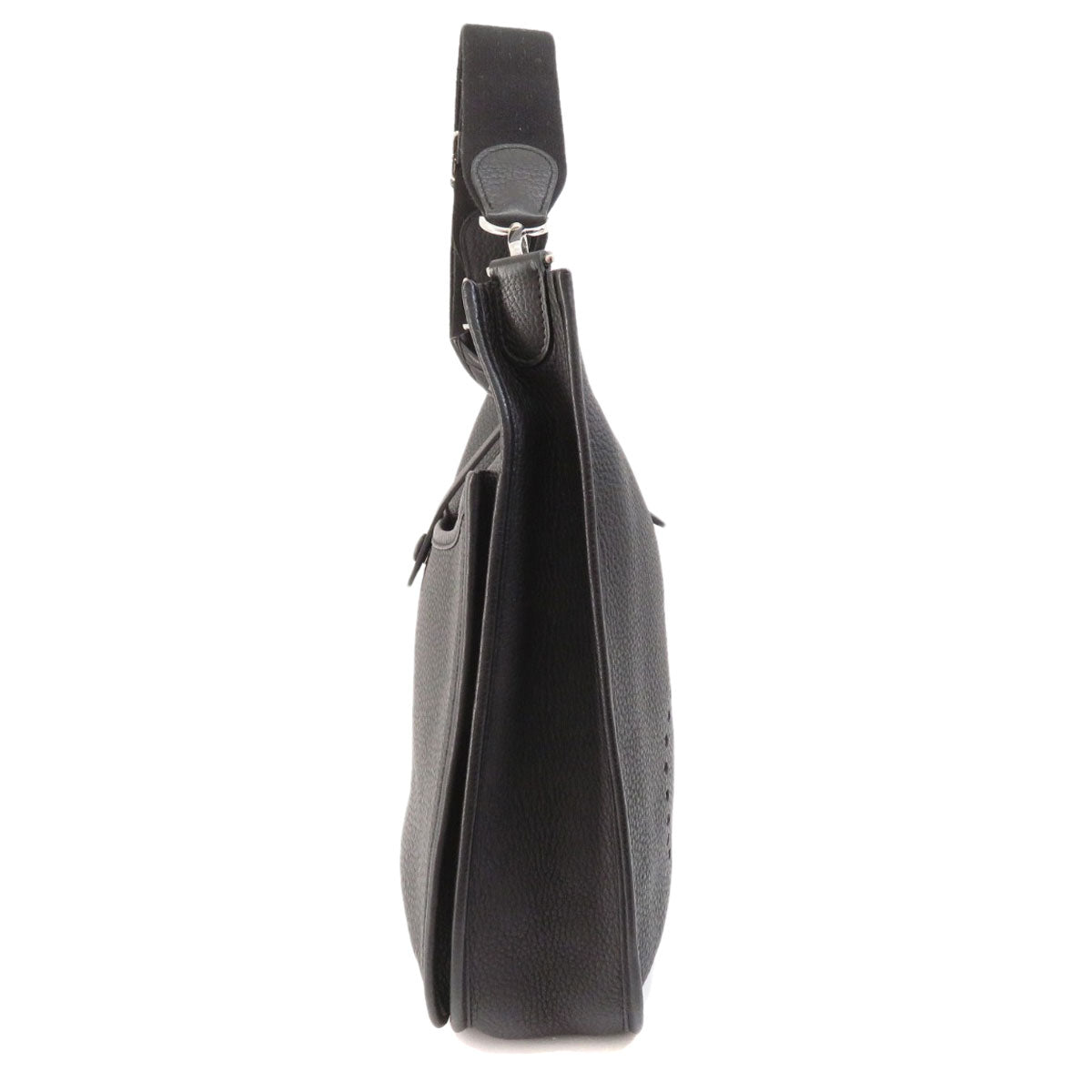 Shoulder Bag Togo Evelyn Silvermetal Women Black