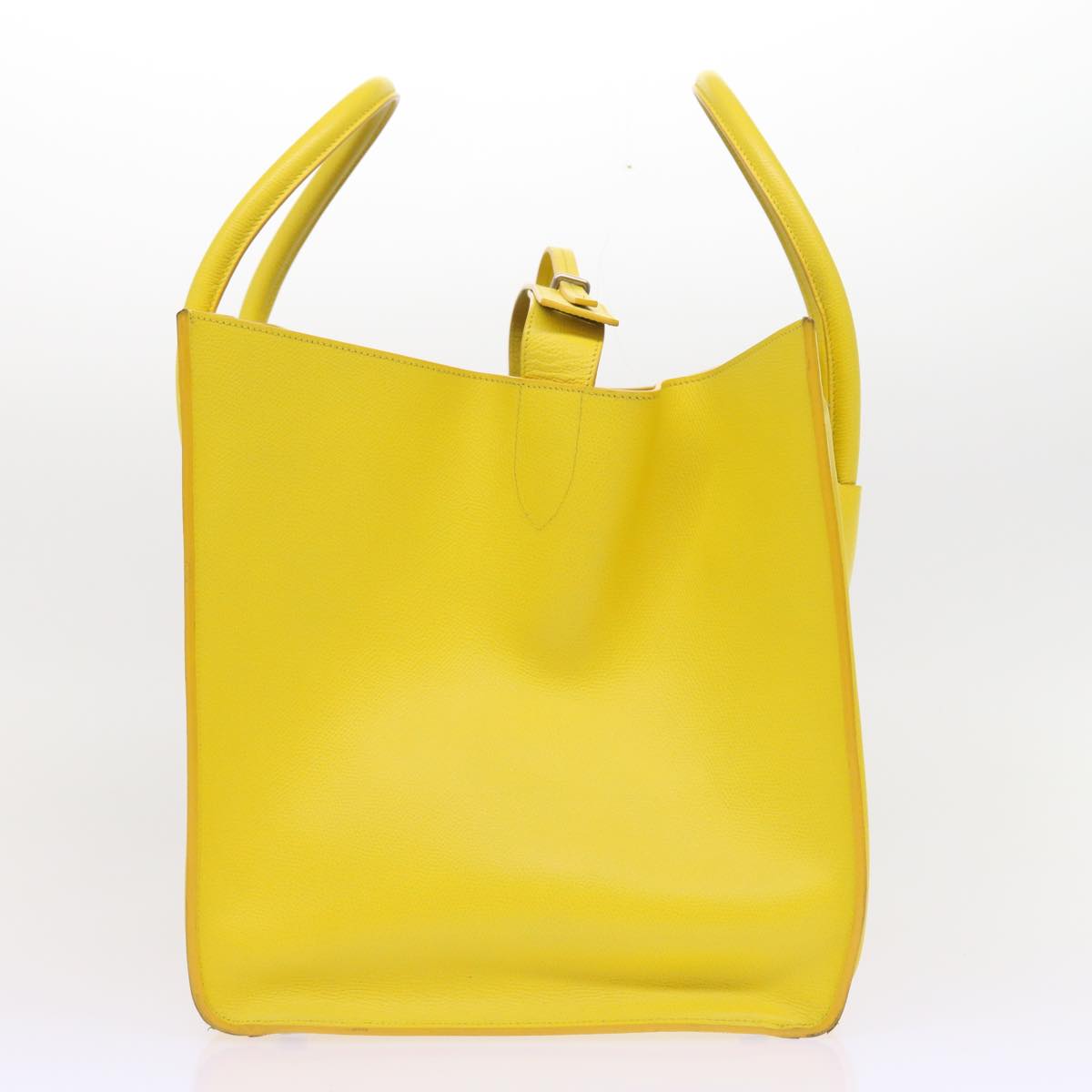 Luxury Gauge Phantom Hand Bag Yellow Leather Travel Bag