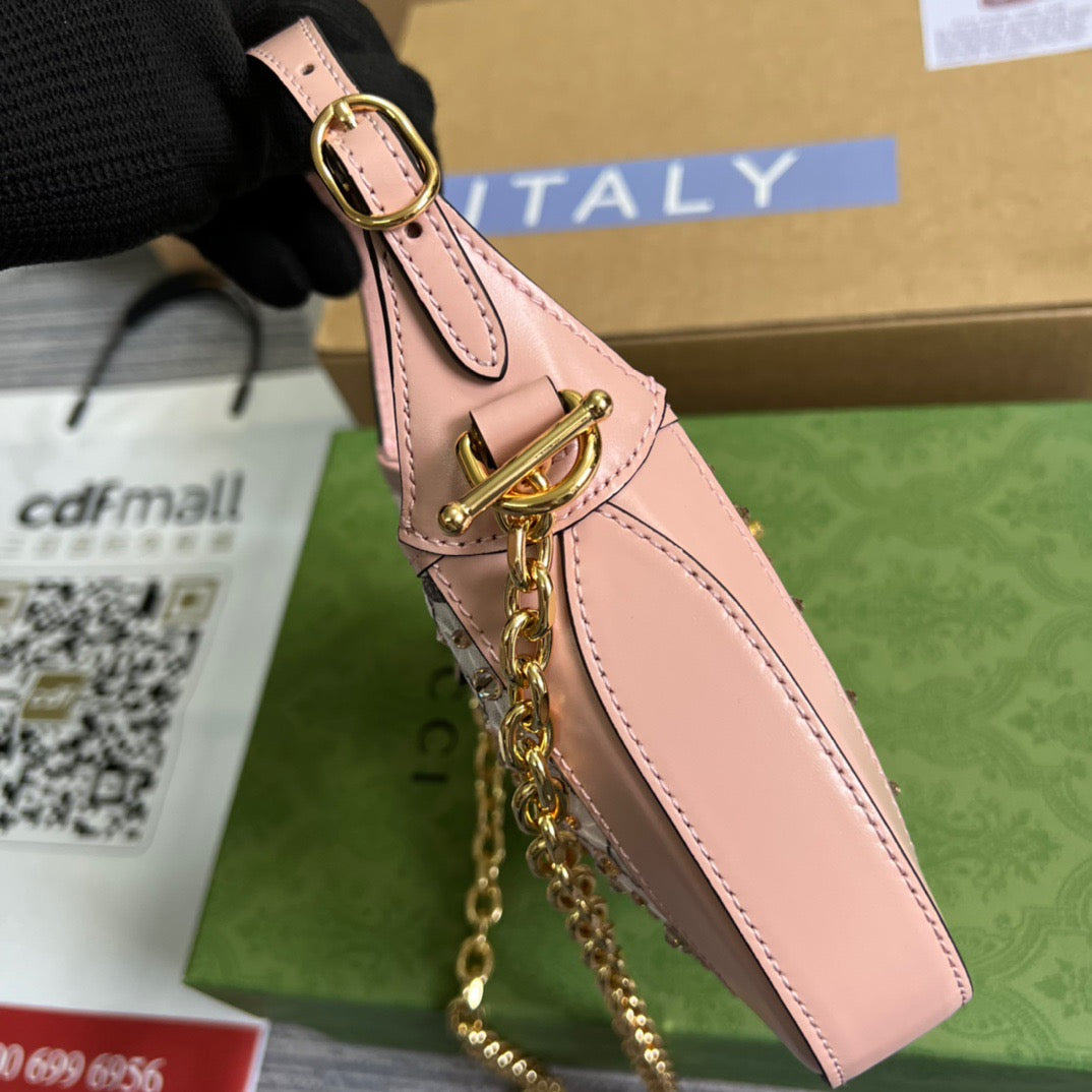 gg Jackie Light , ’s Pink Mini Shoulder Bag