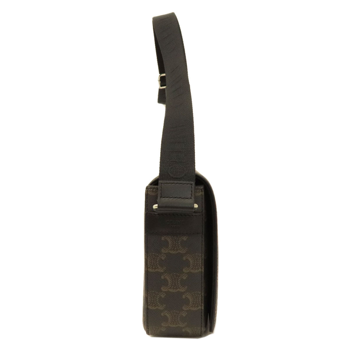 Shoulder Bag Pvc, Triomphe Women Leather Brown