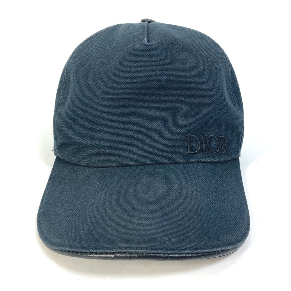 Dior Cap Cotton M Handbag Black Logo Travel Bag