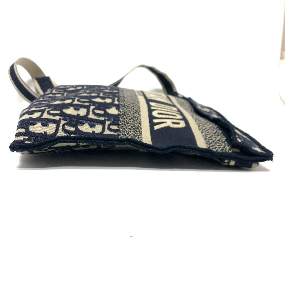 Dior Shoulder Bag Jacquard Navy Oblique