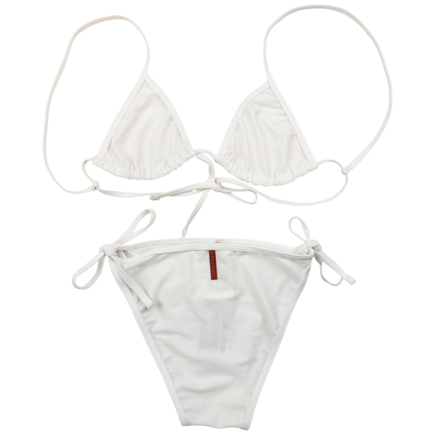 Prada Handbag Sport Bikini Set Womens White