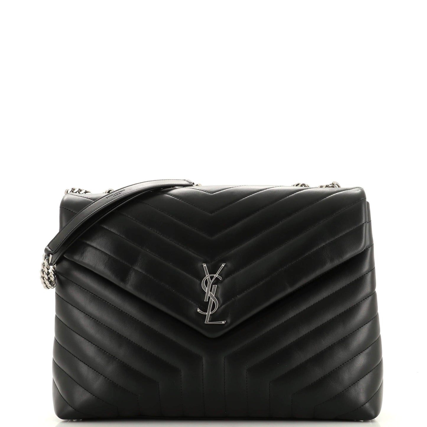 YSL Saint Laurent Luxury Trending Loulou Shoulder Bag Chevron Leather Matelasse Large Leather Large 4
