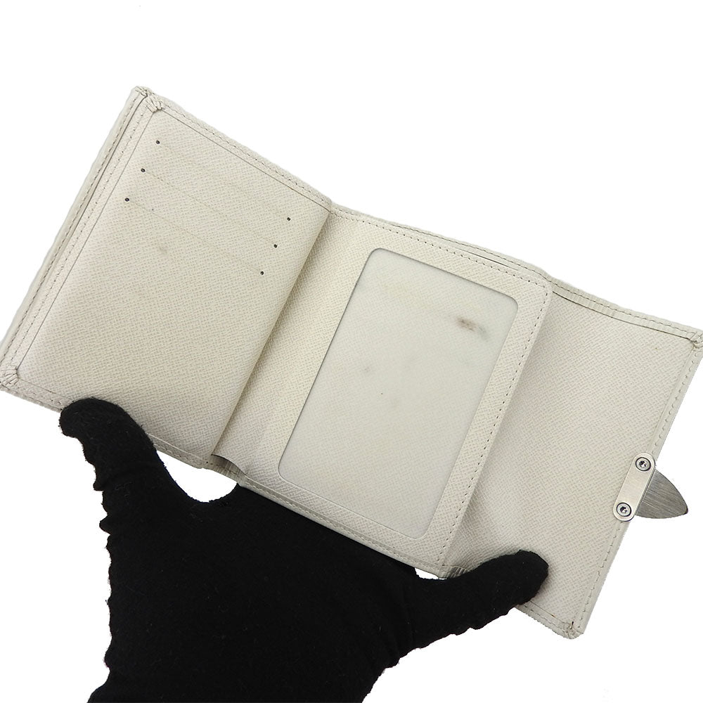 Louis Vuitton Tri-fold M5801J Epi Portefeuille Koala Leather White Wallet Case