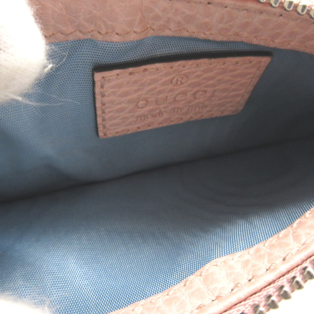 Gucci Coin Double G Leather Pink Accessory