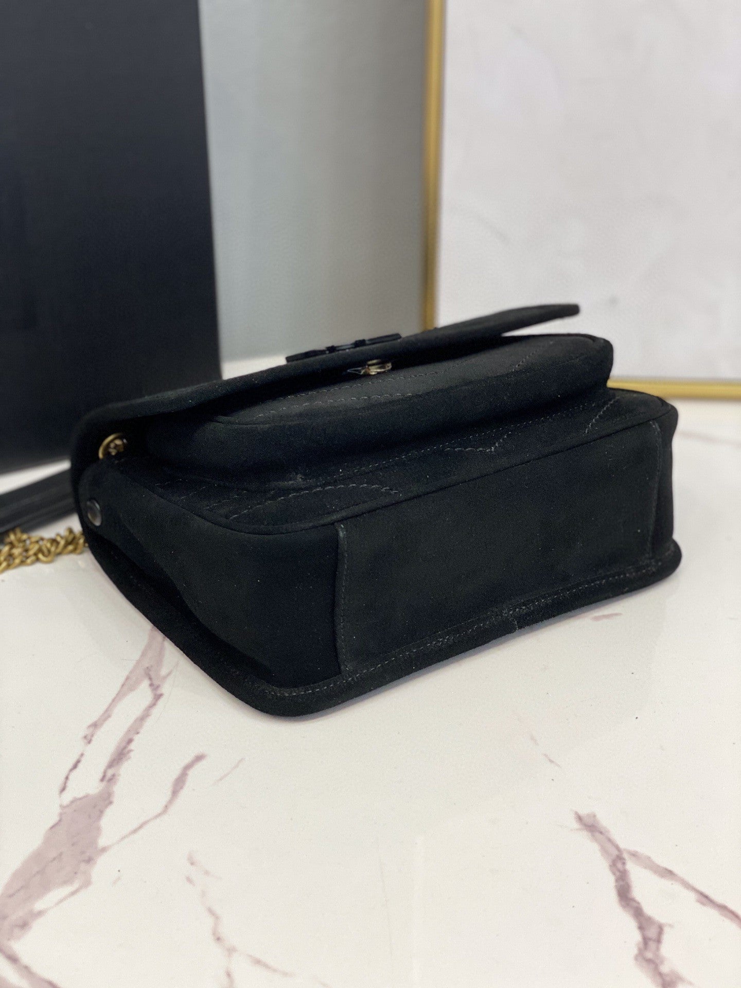 YSL Saint Laurent Niki Shoulder Bag Monogram Chain
