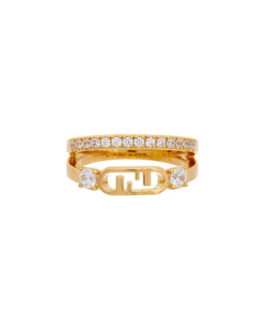 Fendi Jewelry O'lock Ring Yellow