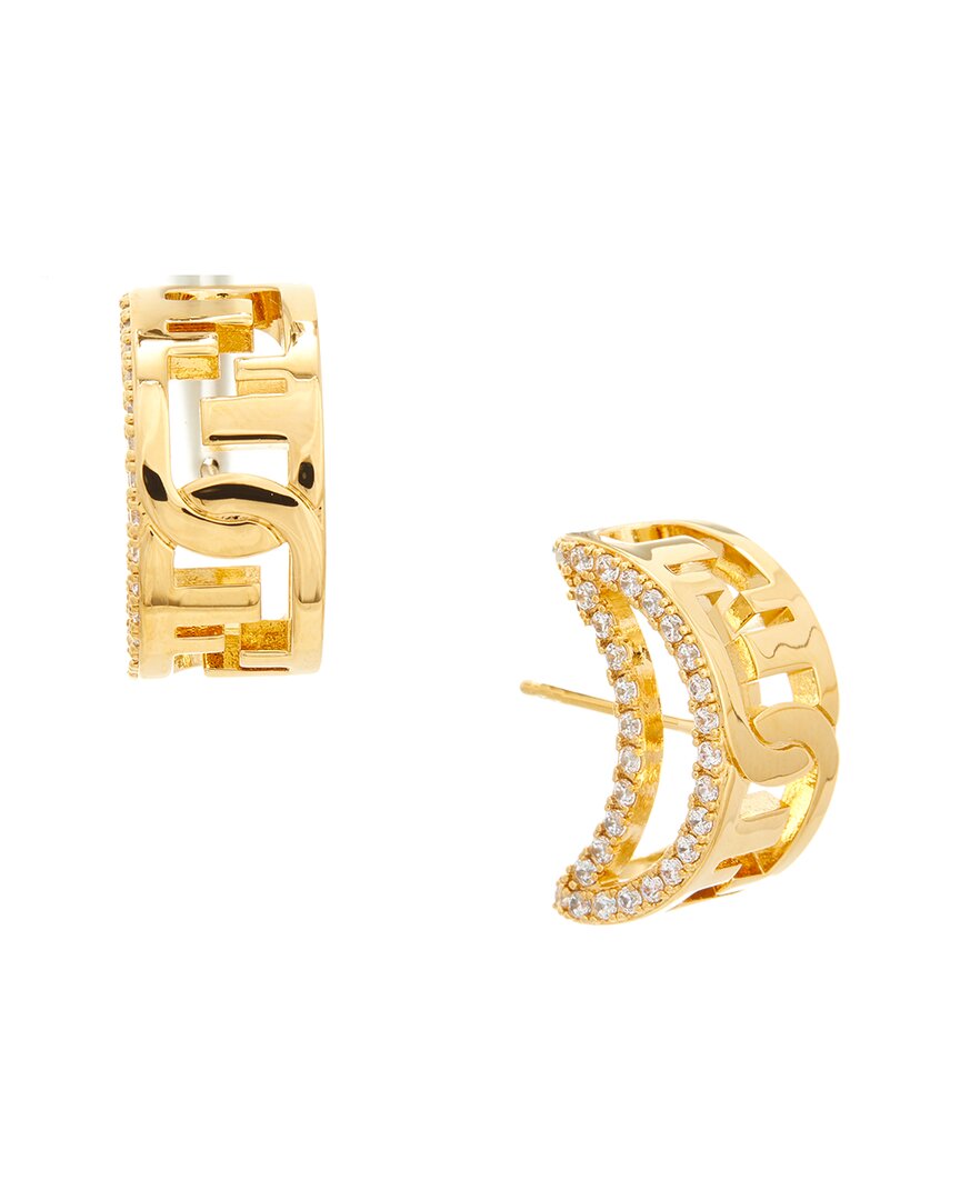 Fendi Jewelry O'lock Earrings 3 Yellow