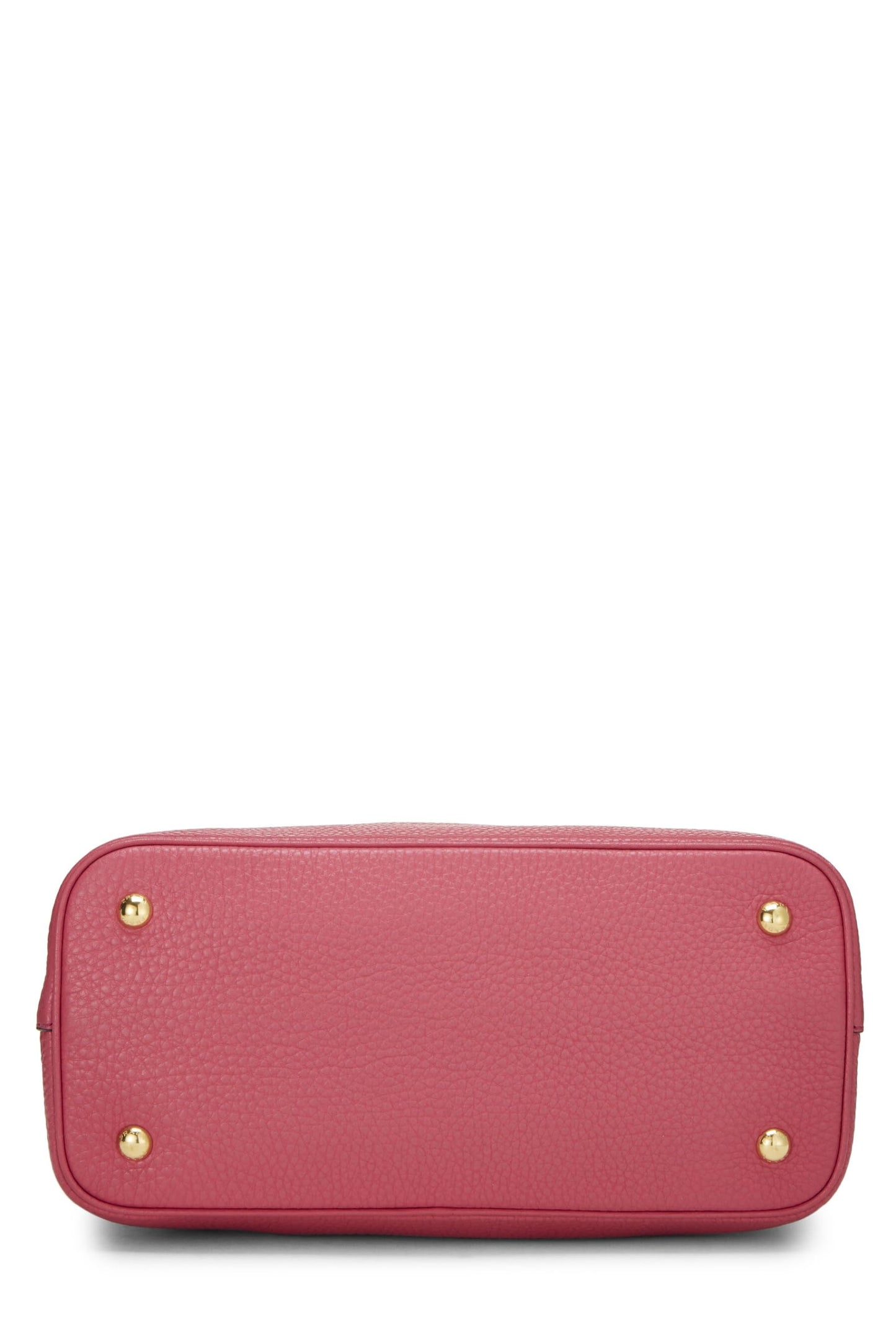 Prada Daino Convertible Tote Vitello Pink Top Handle Tote Bag