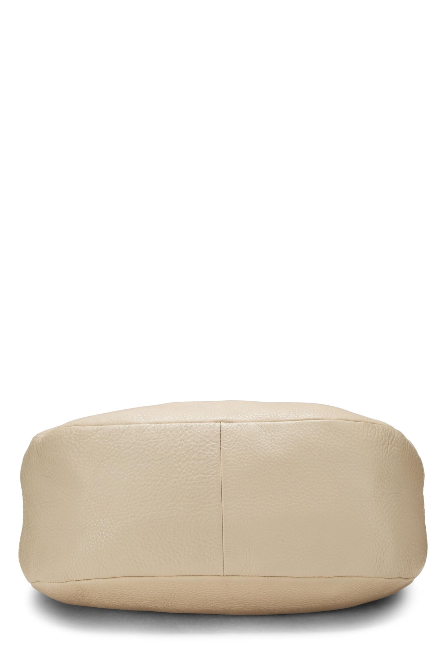 Prada Daino Hobo Vitello Beige Medium Shoulder Bag