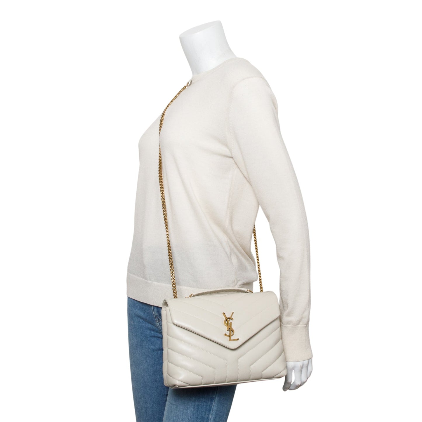 YSL Saint Laurent Small Loulou Shoulder Bag Leather Quilted Bag 62288