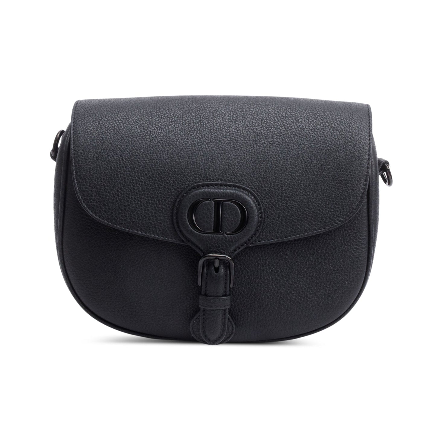 Dior Christian Ultramatte Bobby Bag Leather Black Travel Bag