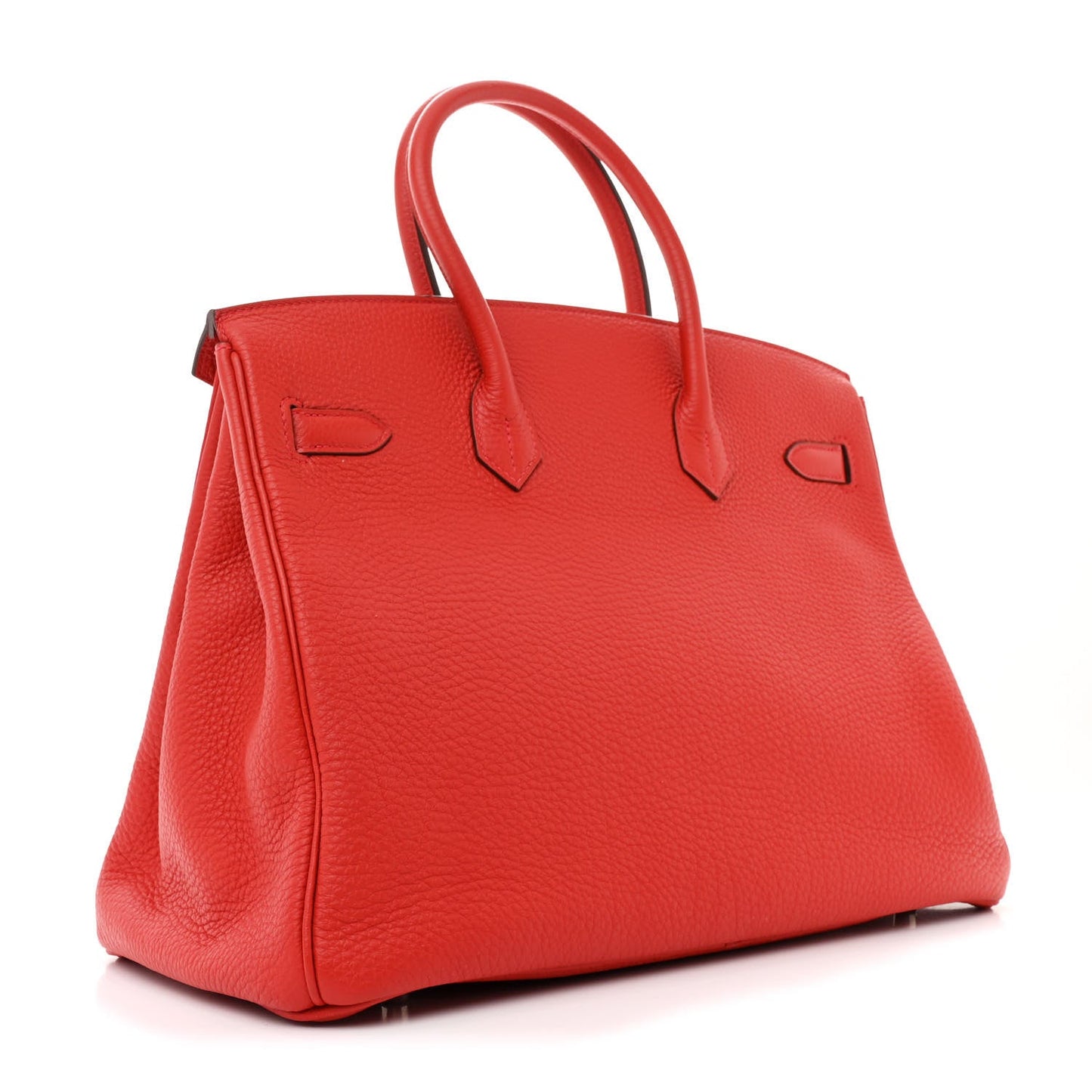 Hermes Togo Birkin Vermillion Handbag Travel Bag