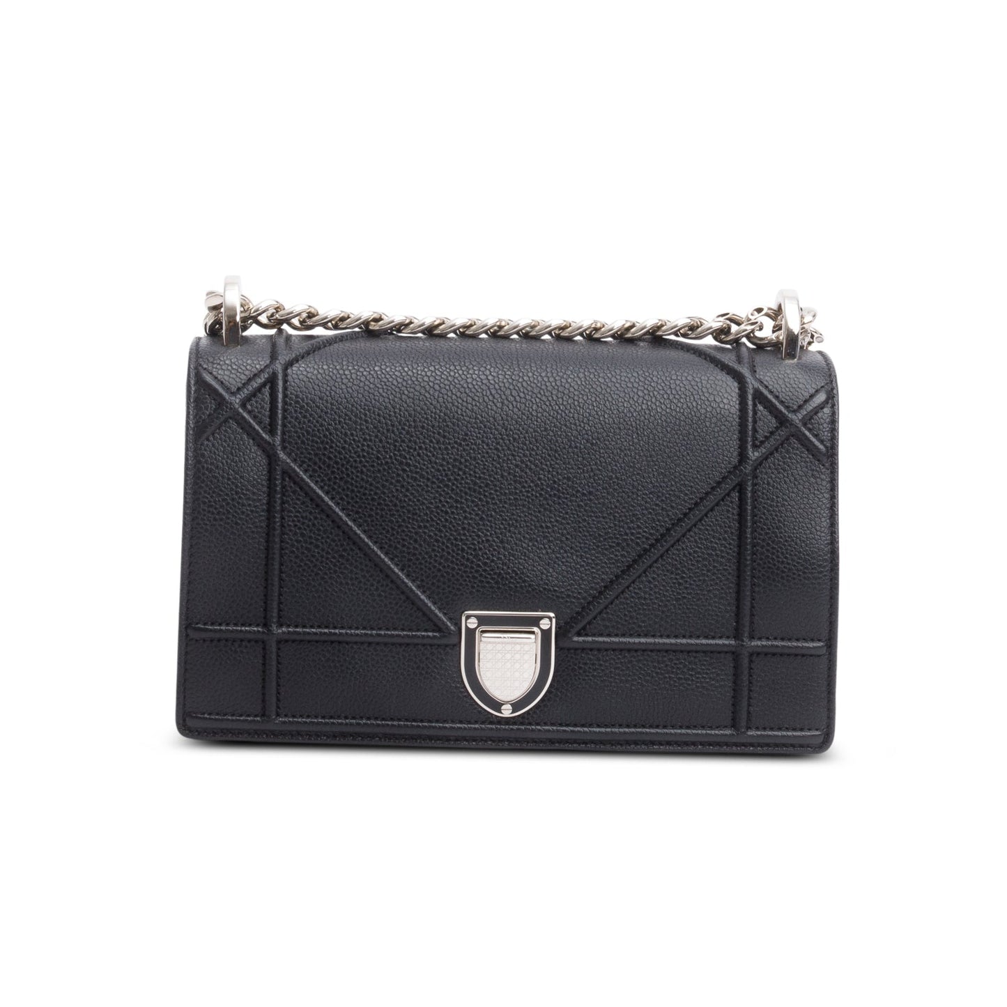 Dior Christian Calfskin ama Flap Bag Leather Black Travel Bag Flap Bag