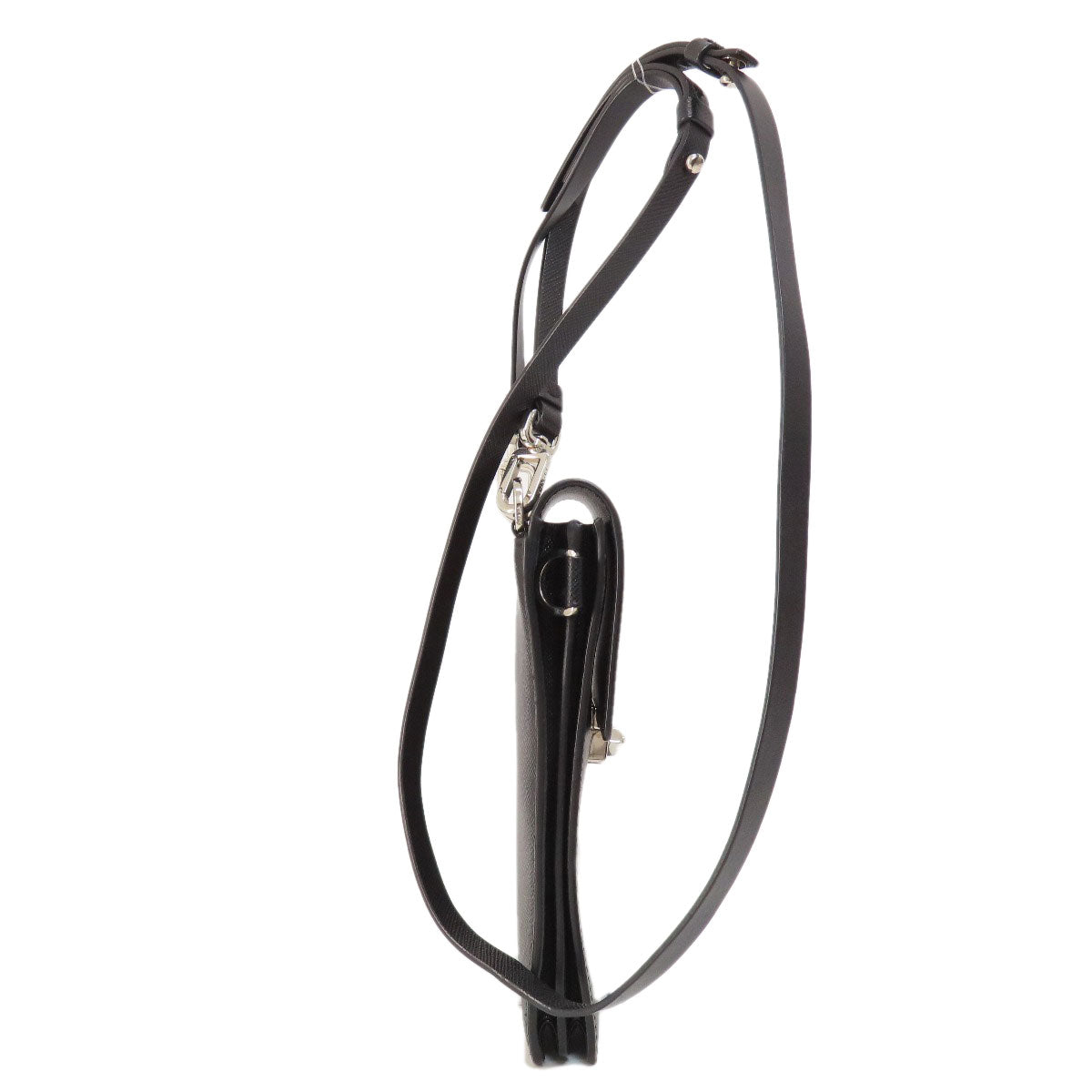 Shoulder Bag Saffiano Leather Black