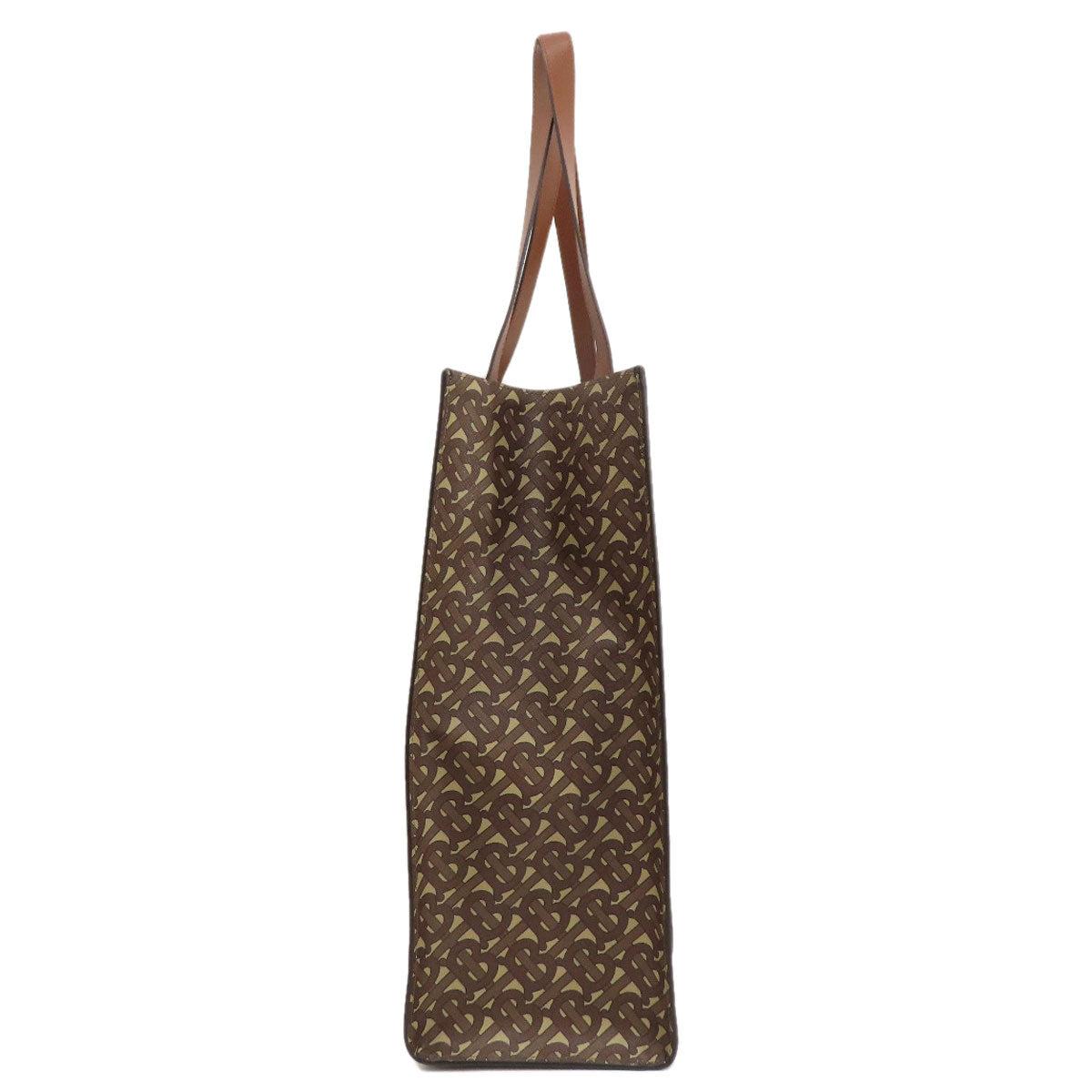 Burberry Tote Bag Pvc Brown Logo