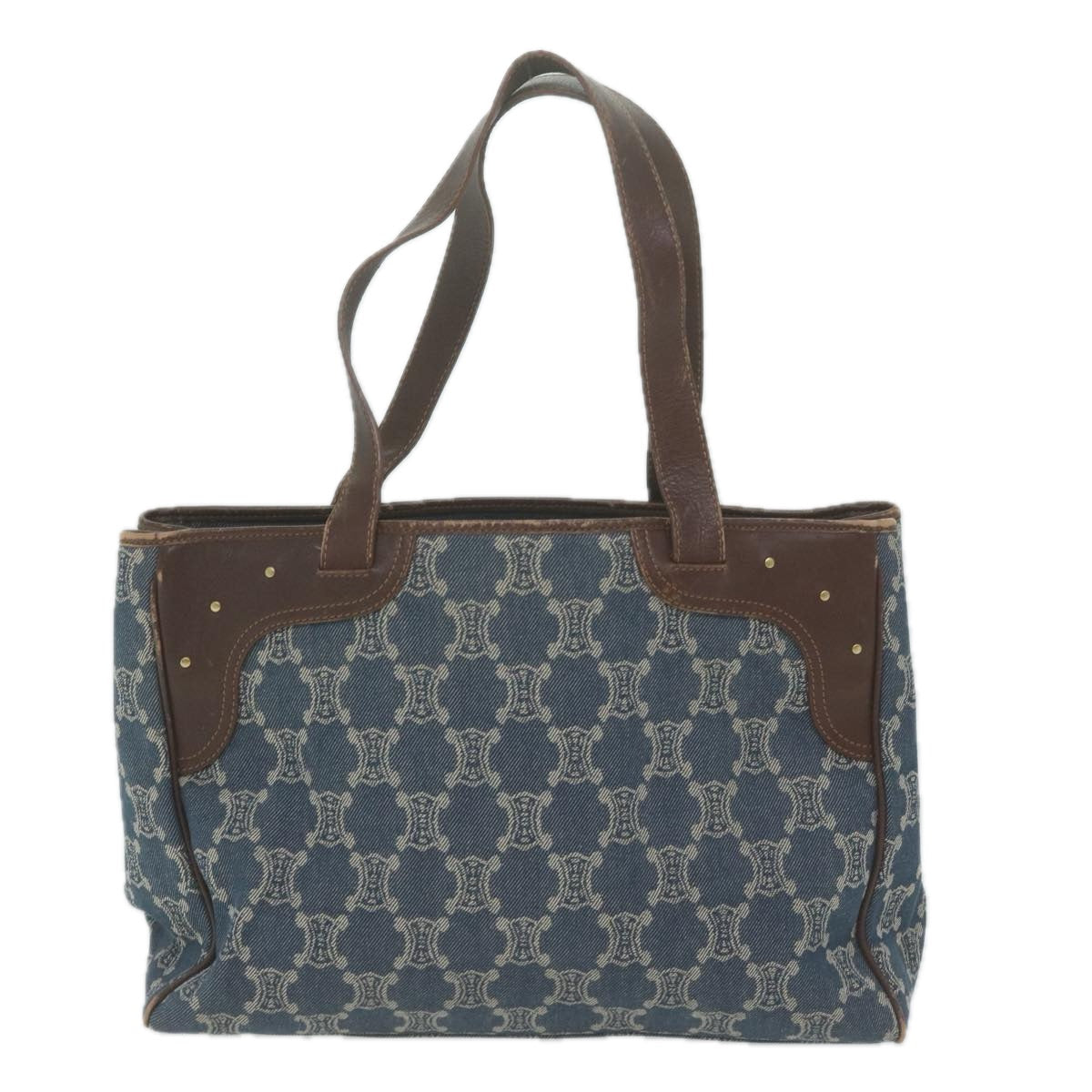 Luxury Paris Macadam Tote Bag Canvas Blue