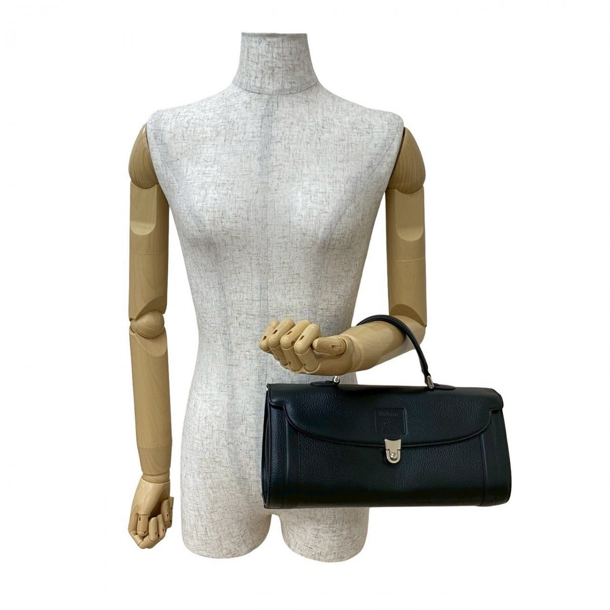 Burberry Leather Black Travel Bag