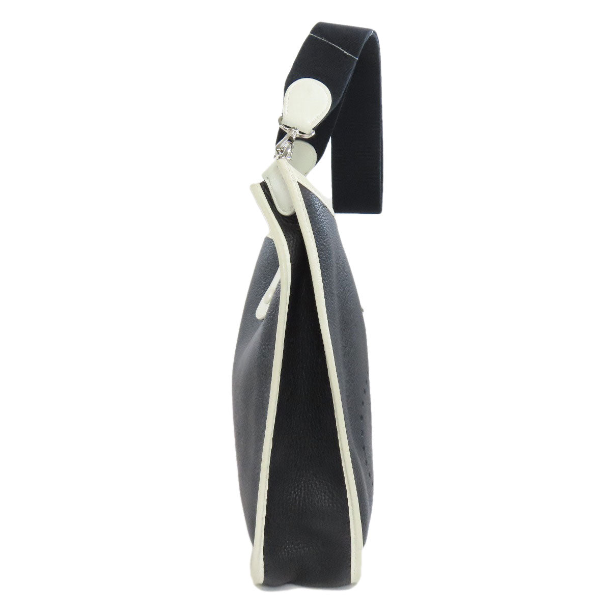Shoulder Bag Taurillon Clemence Evelyn Pm Silvermetal Black