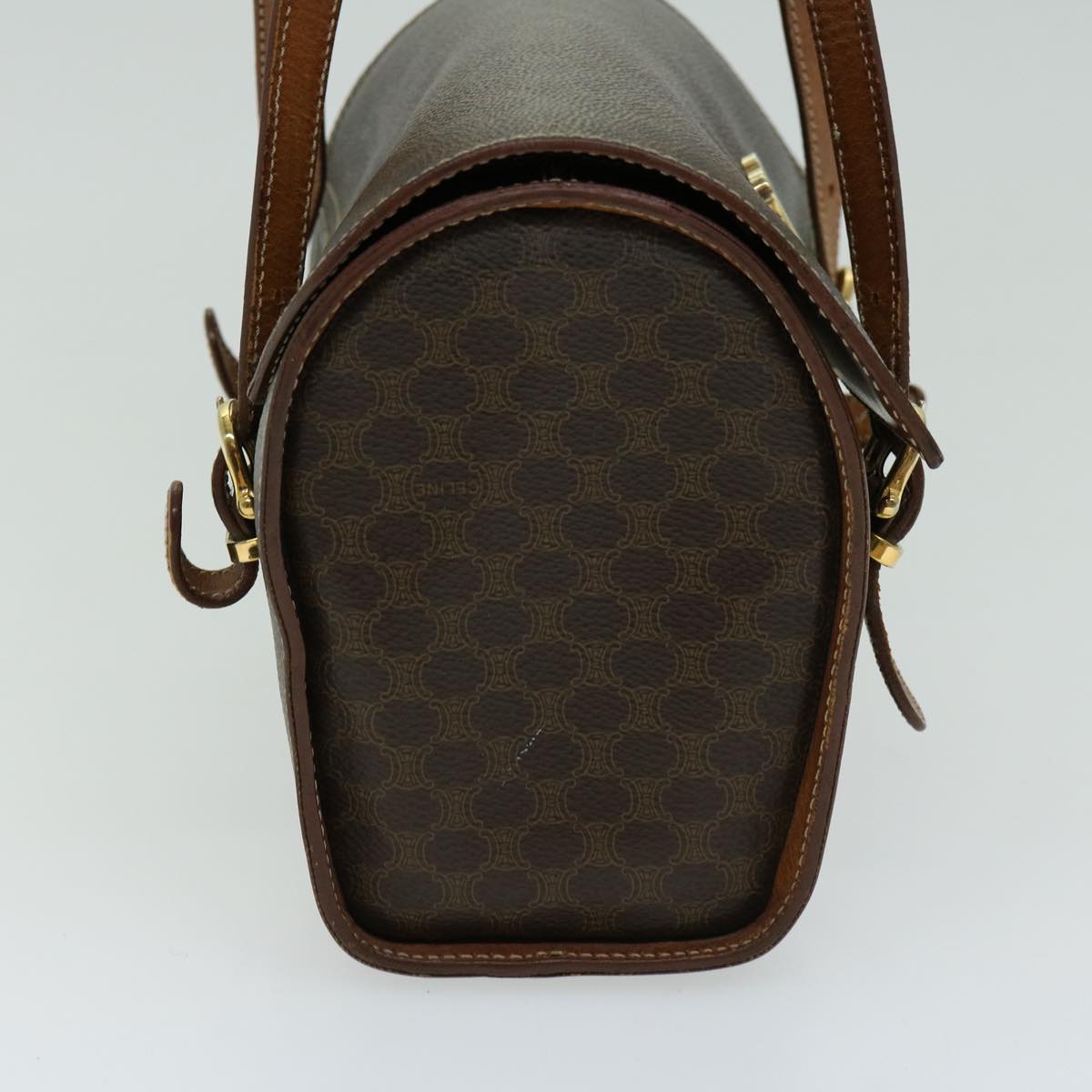 Luxury Macadam Hand Bag Pvc Way Canvas Brown Travel Bag
