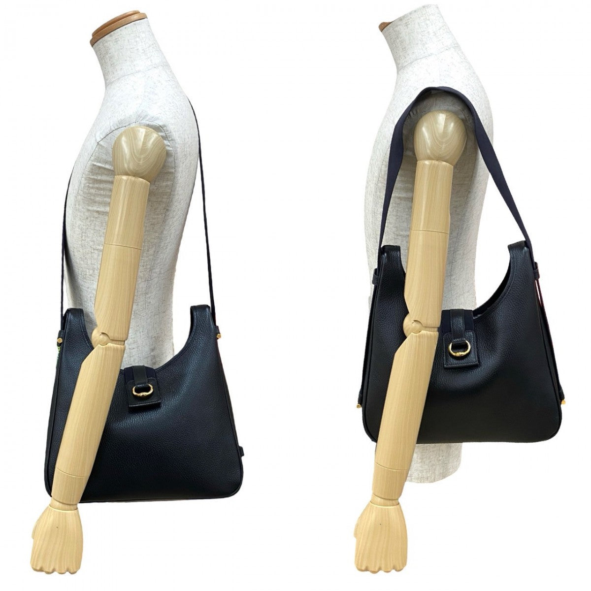 Shoulder Bag Sako Leather Black