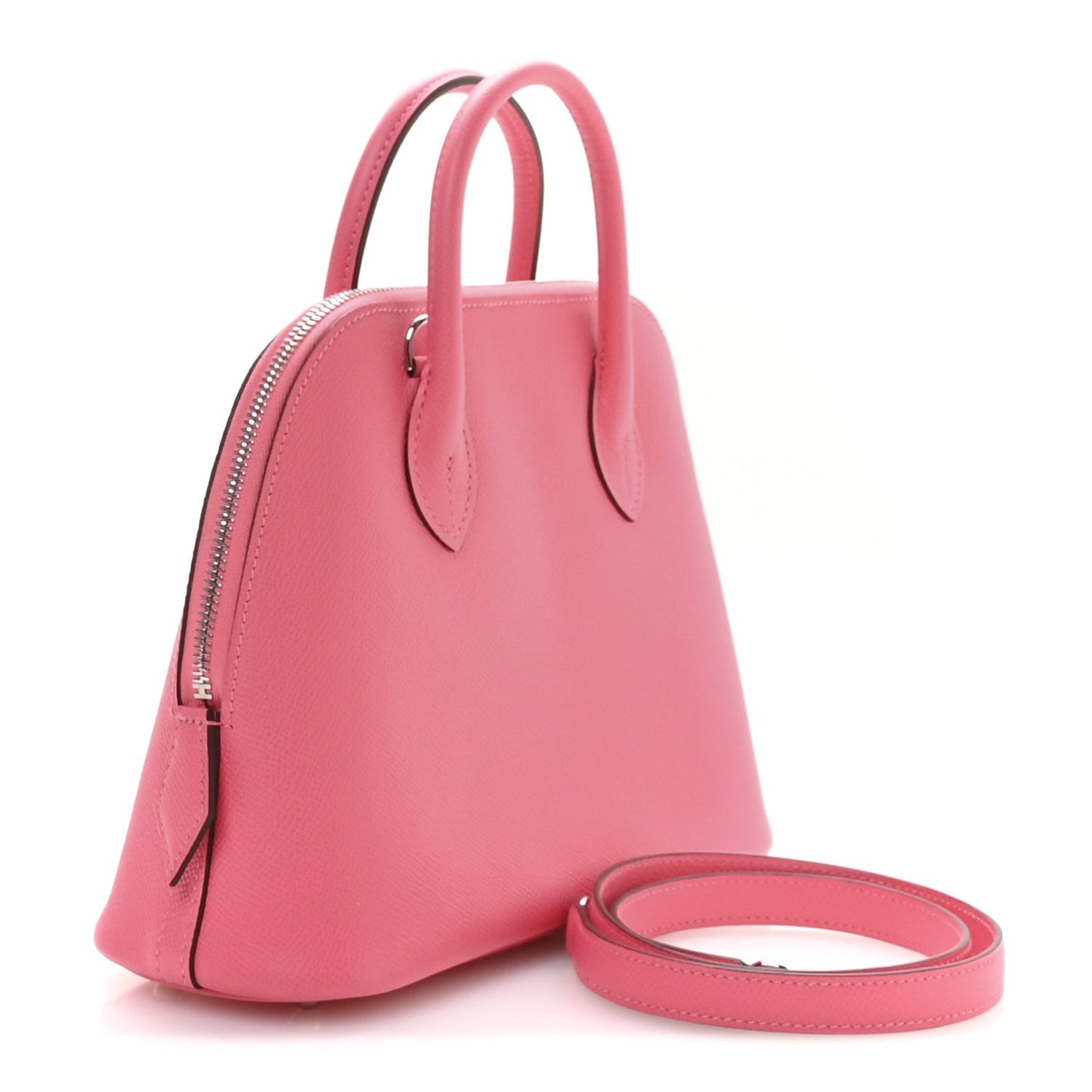 Hermes Epsom Bolide Rose Azalee Handbag Travel Bag