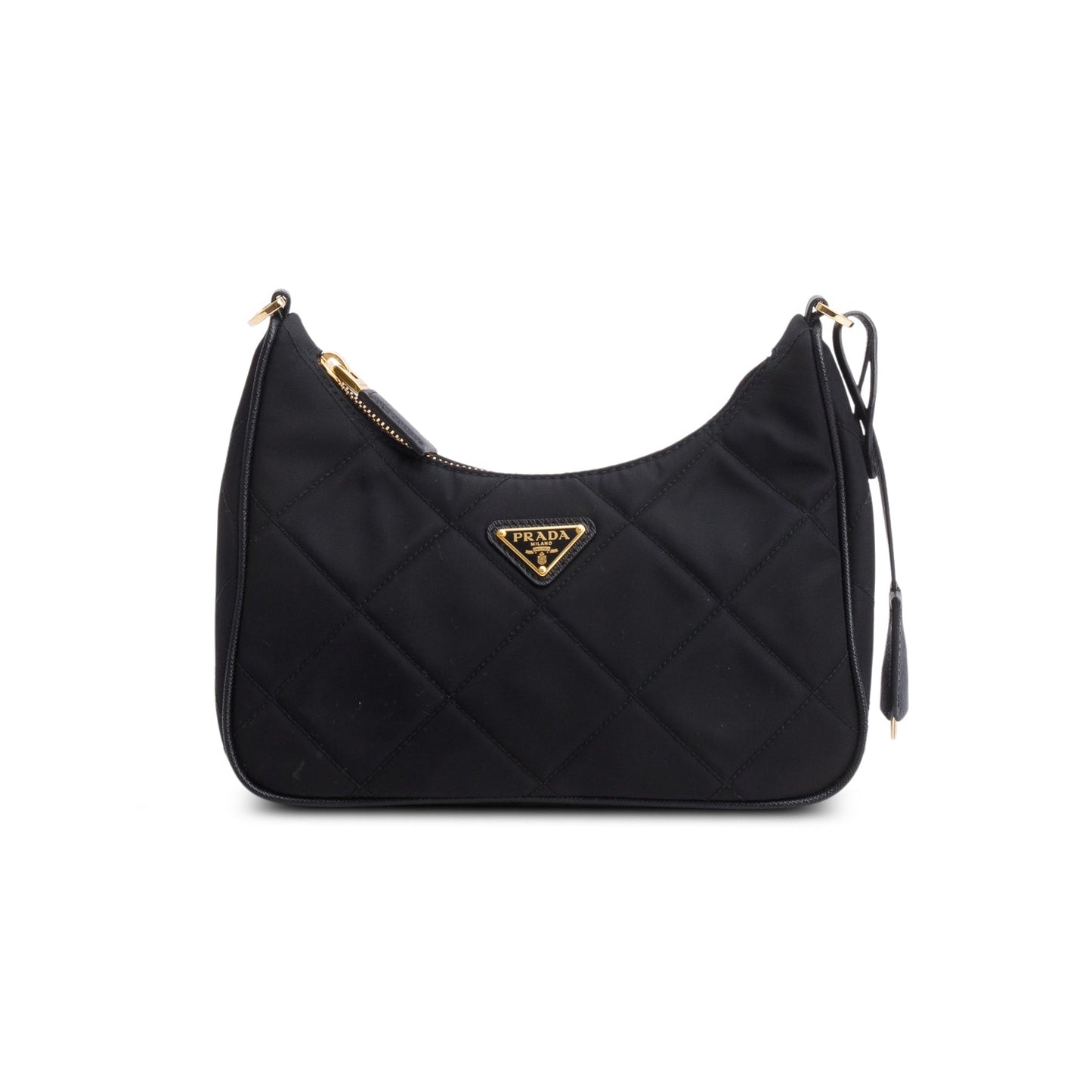 Prada Re Re Edition Chaine Shoulder Bag Nylon Quilted