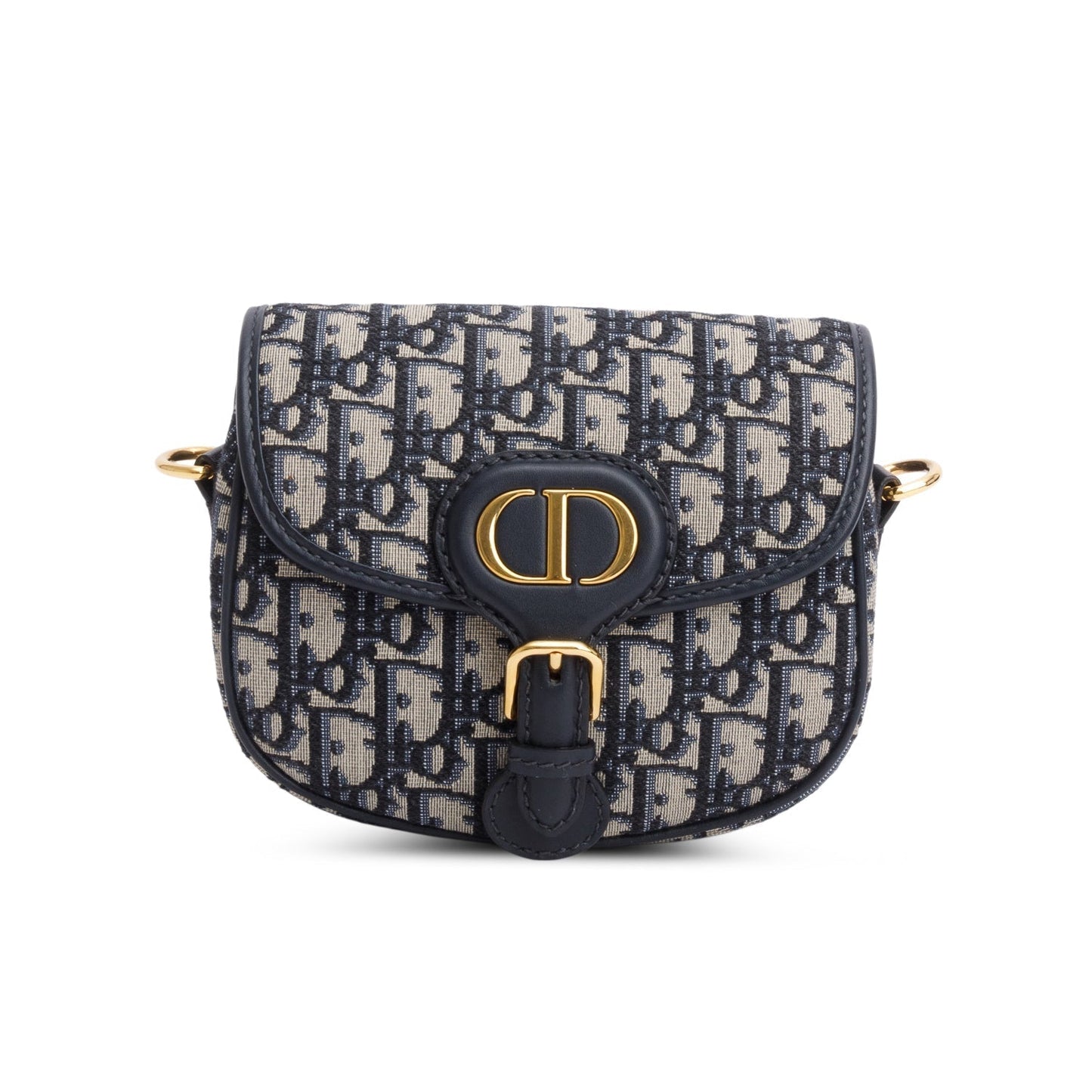 Dior Christian Oblique Bobby Bag Blue Small Travel Bag