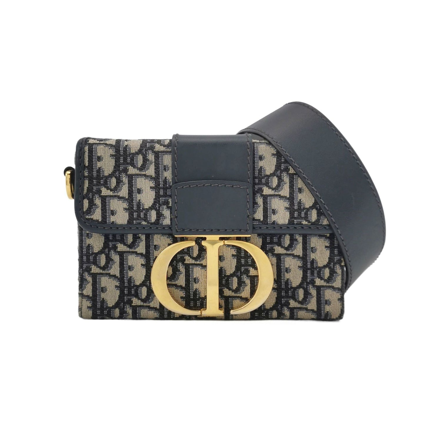 Dior Bag 30Montaigne in Oblique and 2 Leather Canvas Mini Mini Bag