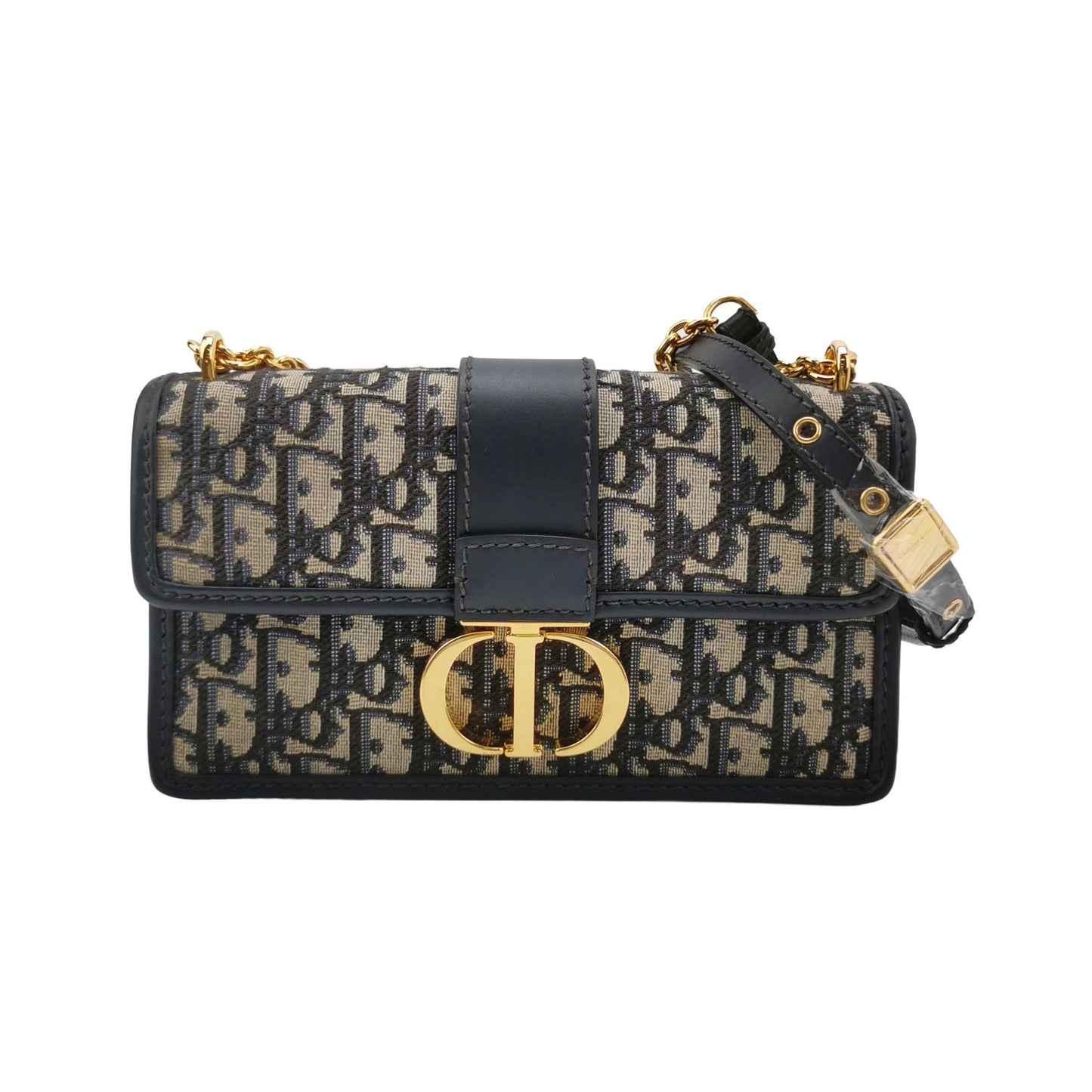 Dior Shoulder Bag 30Montaigne East-West Bag Oblique CD Leather Canvas Monogram