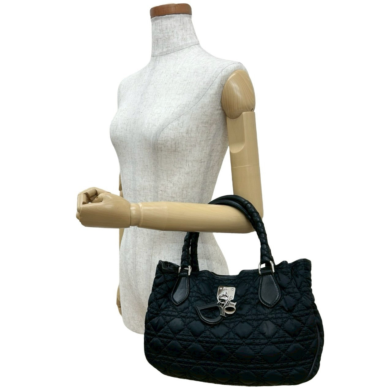 Dior Handbag Lovely Leather Black Travel Bag