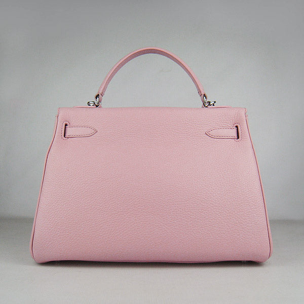 Hermes Luxury Kelly Cm Togo Handbag Leather Pink Travel Bag