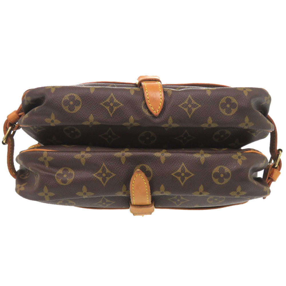 Louis Vuitton M42256 Saumur 30 Monogram Canvas Brown Shoulder Bag 6D0738Sb5A4