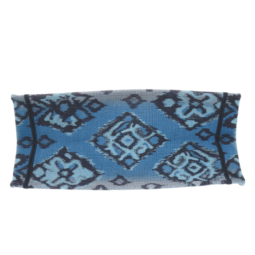 Dior Christian Tote Bag Lady Book Tote Women Canvas Blue