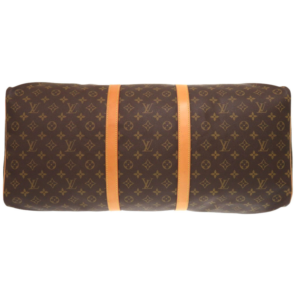 Louis Vuitton Boston Duffel M41422 Keepall 60 Monogram Canvas Brown Travel Bag 7