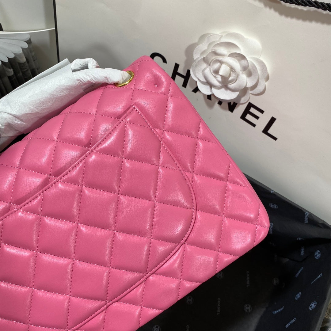 CHLLarge Classic Hardware PiNike , Gold Shoulder Bag