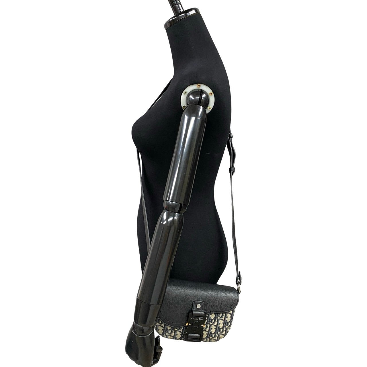Dior Shoulder Bag , Oblique Saddle Pouch Women Leather Canvas