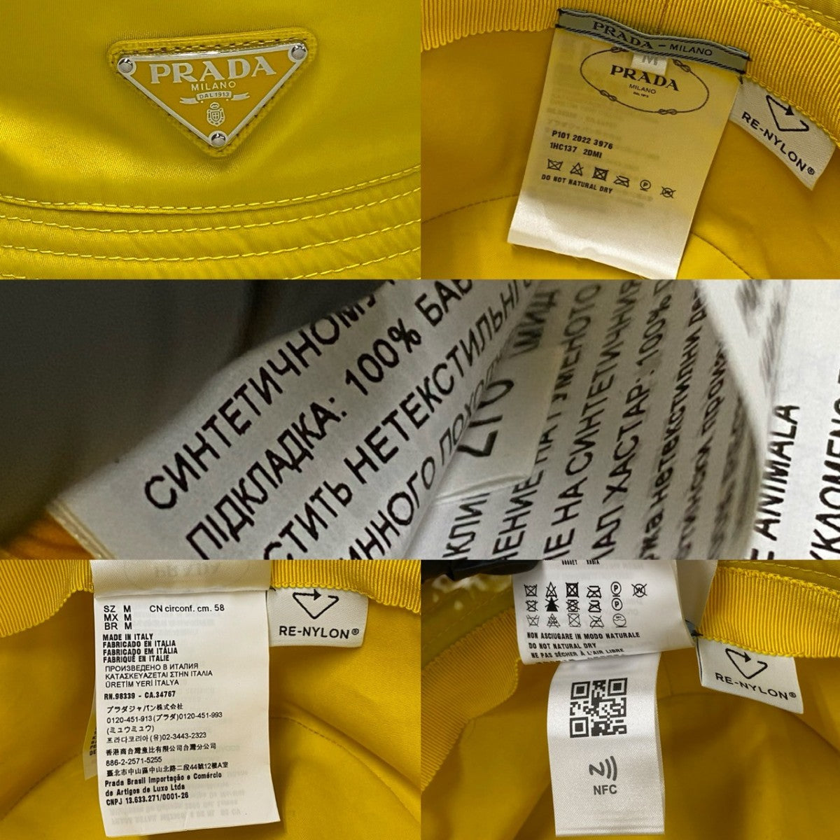 Hat Yellow Triangular Re Mens M Handbag Nylon Logo Travel Bag