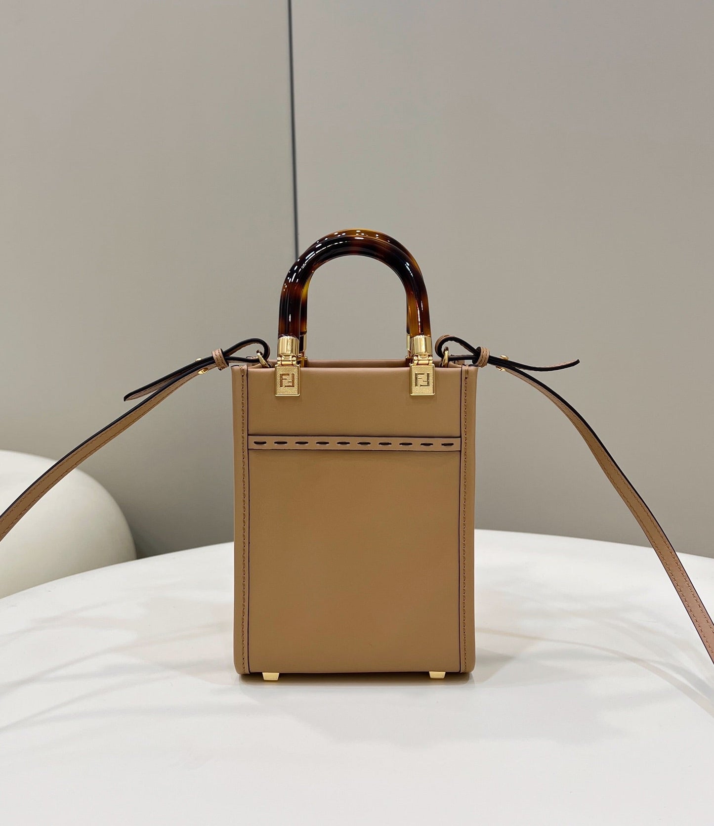 Top QualityTop Quality Sunshine Shopper Brown Mini Tote Bag Bag 13Cm5In