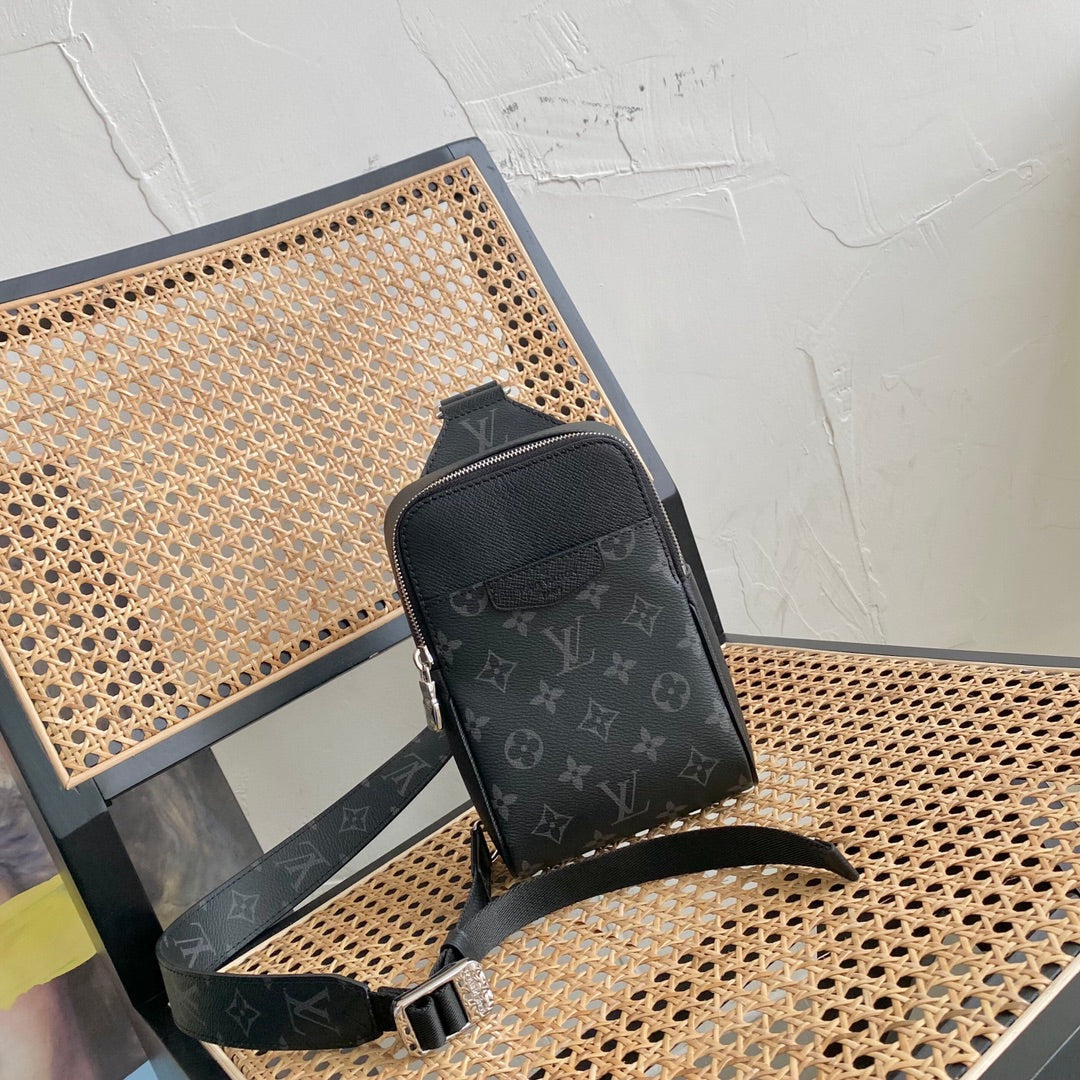 Top Quality Outdoor Slingbag Taigarama Noir For Black Crossbody Bag