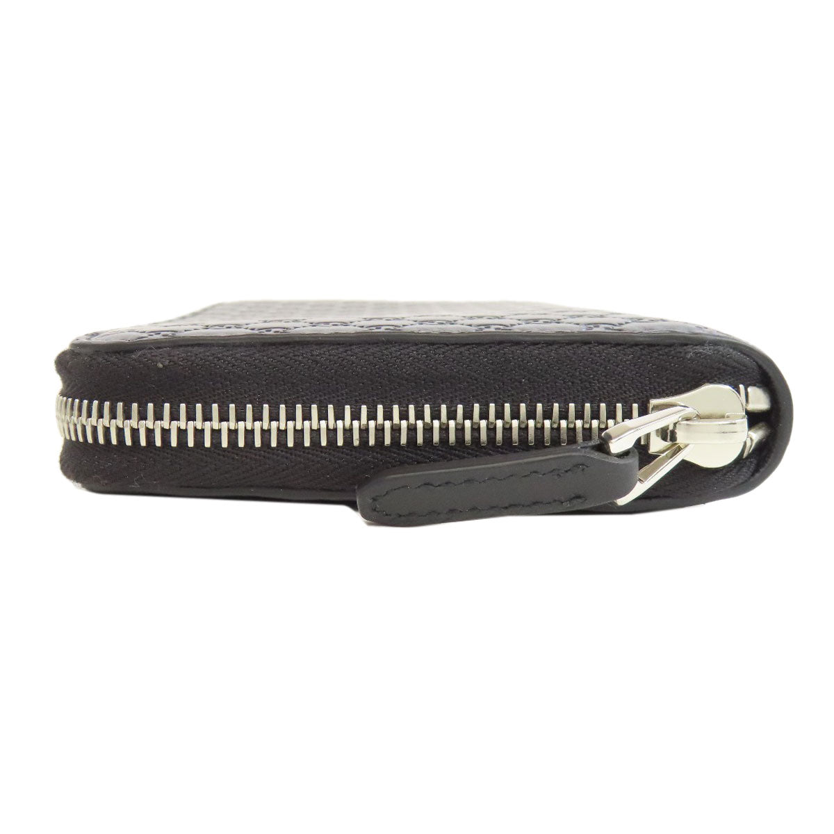 Gucci Long Purse Outlet GG Signature Leather Black Wallet Case
