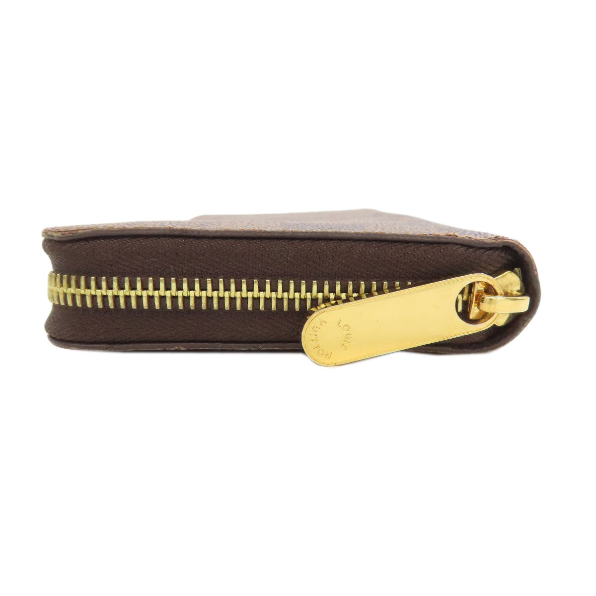 Louis Vuitton Long Purse N41661 Damier Zippy Canvas Brown Wallet Case