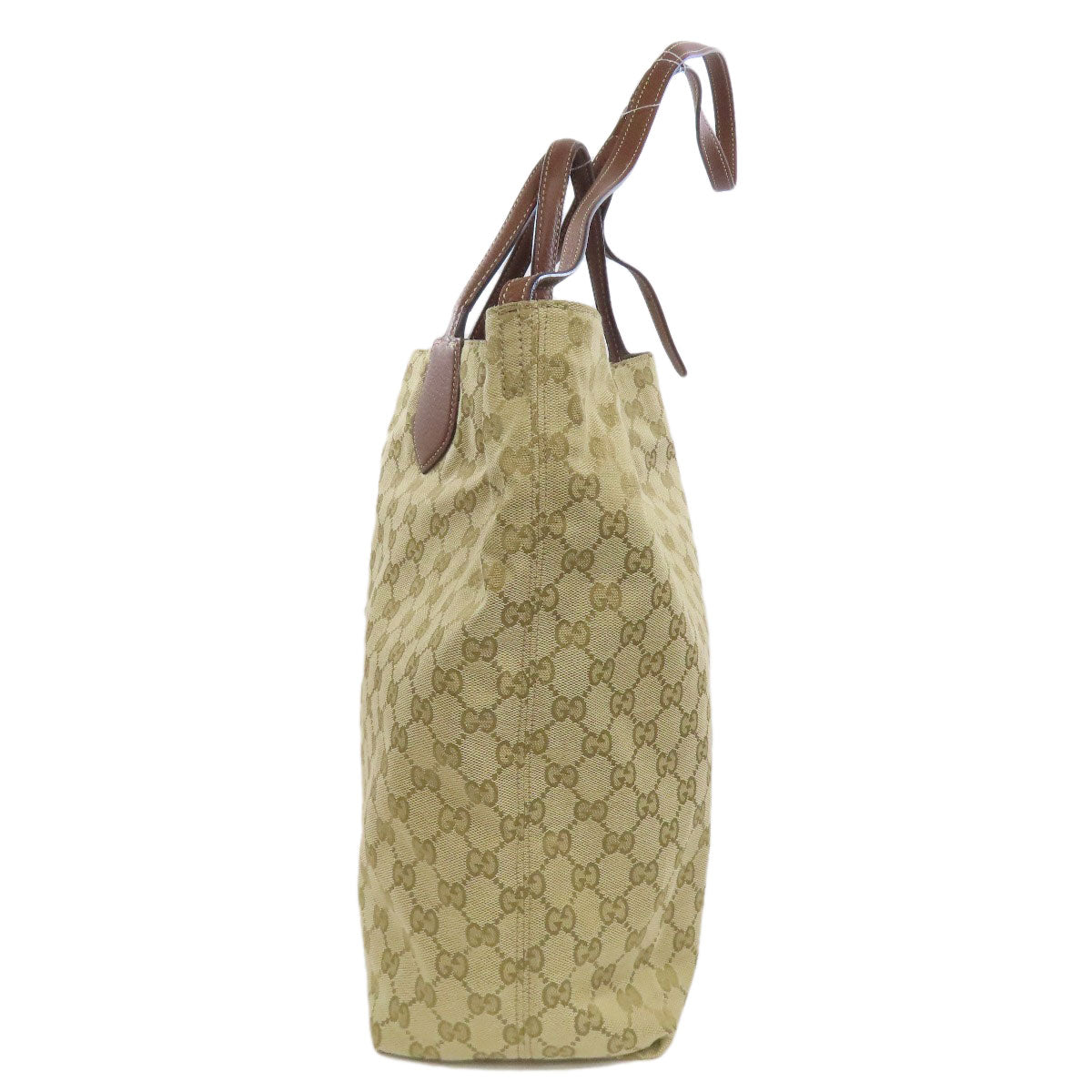 Gucci GG pattern reversible 2WAY Canvas Brown Tote Bag